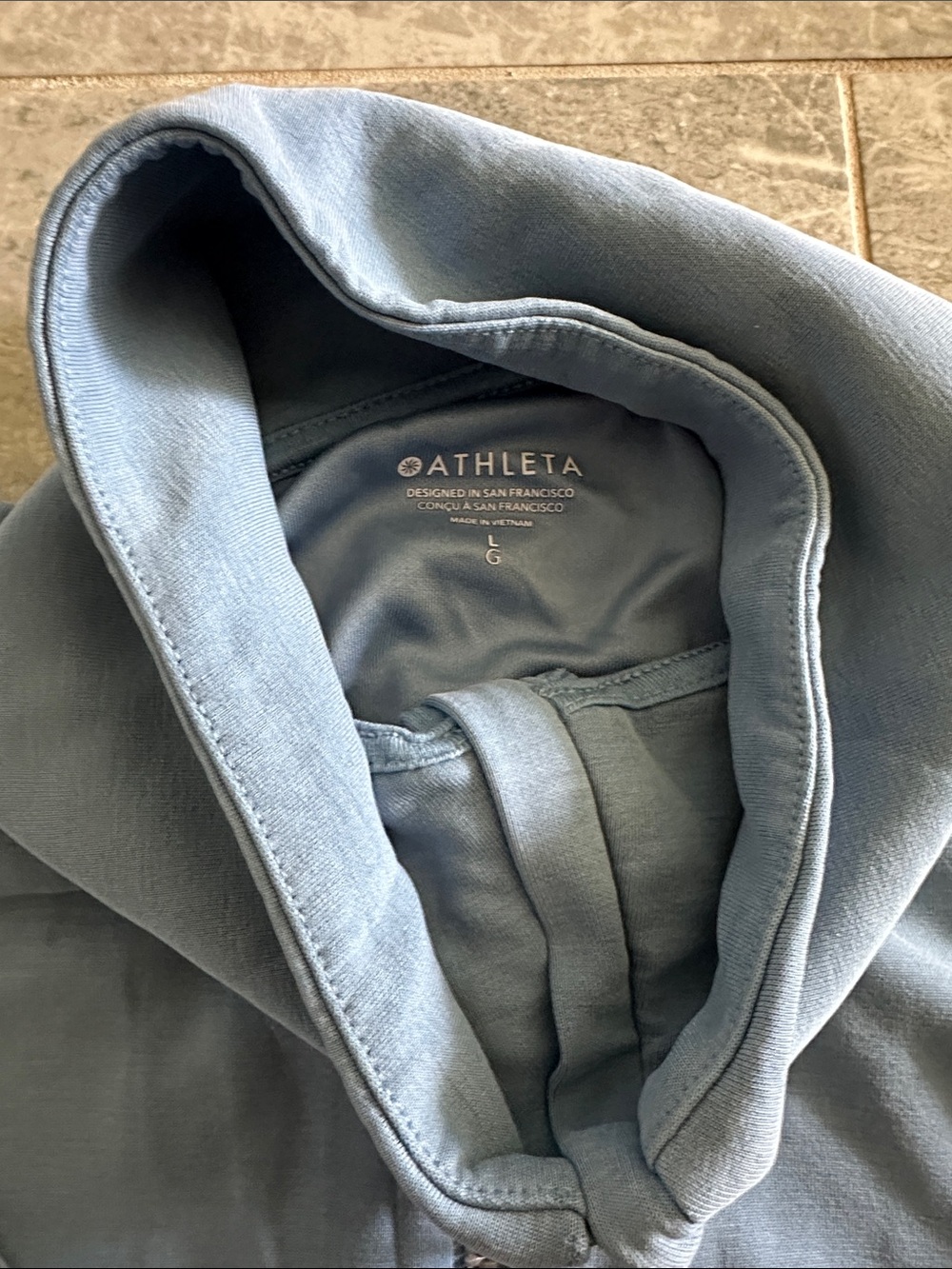 Athleta seasoft quarter zip Pullover Sweatshirt L - Picture 4 of 4